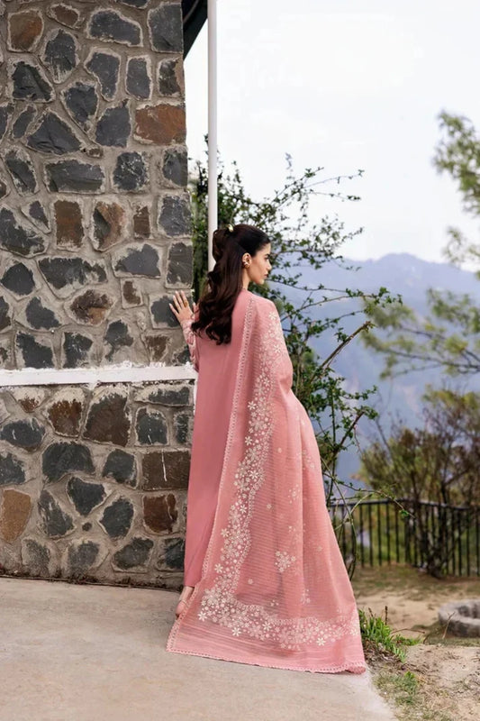 Winter Dhanak Embroidered 3-Piece Unstitched Suit
