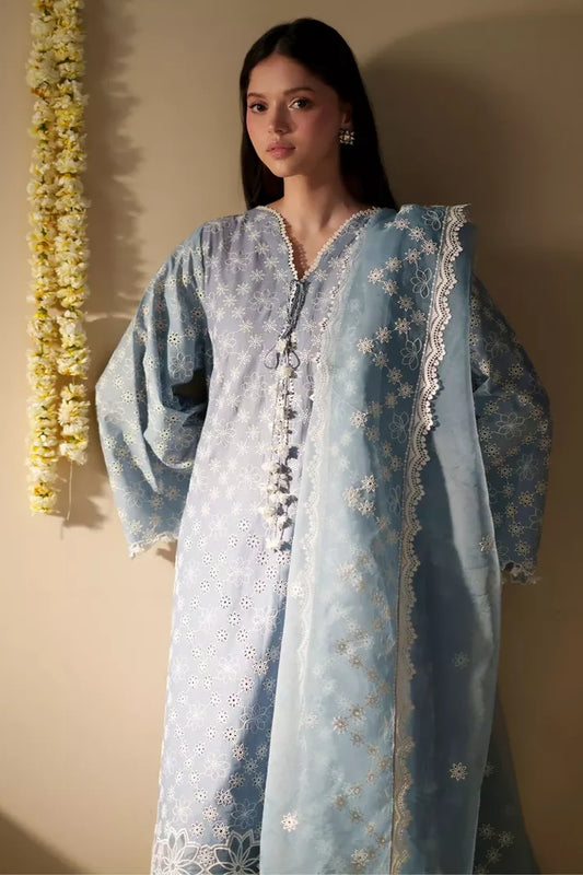 Cross Stitch Winter Dhanak Embroidered 3-Piece Unstitched Suit