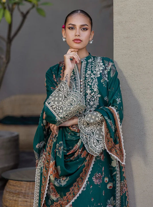 Zainab Chottani | Dark Green - Luxury Lawn Stitched Collection