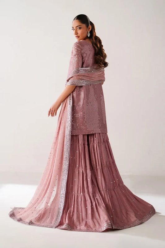 Baroque Chiffon Embroidered 3-Piece Dress