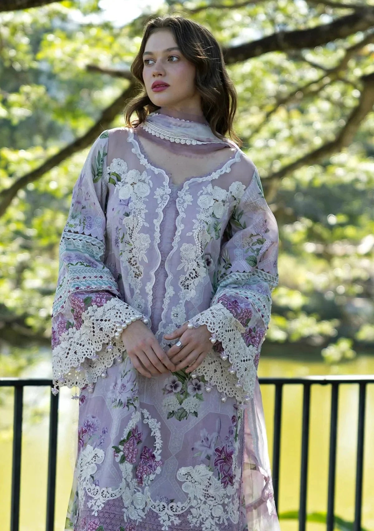 Elaf - Signature 3 Piece Unstitched with Lawn Dupatta