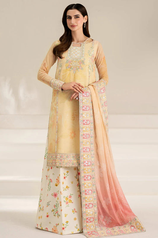 Farasha lawn Embroidery 3 piece Unstitched (Order Code: Af-13)