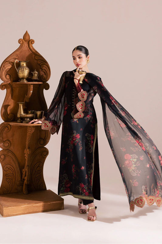 Vanaya lawn Embroidery 3 piece Unstitched (Order Code: Af-14)