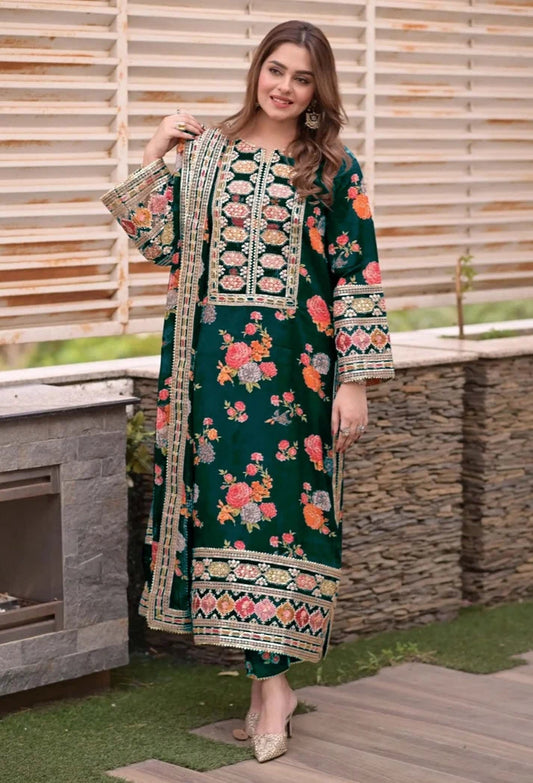 Aneelas Printed 3 Piece Unstitched Lawn Collection