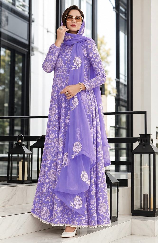 Bareeze Winter Dhanak Embroidered 3-Piece Unstitched Suit
