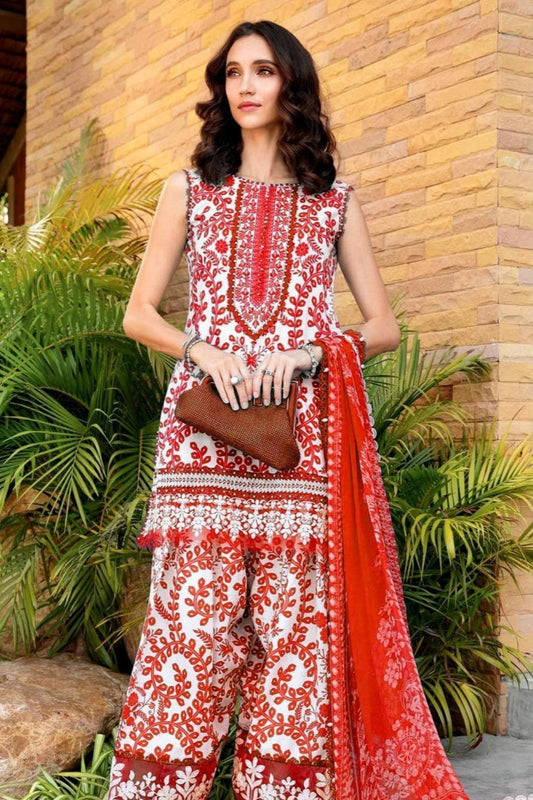 Maria B Red Digital Printed Lawn Collection