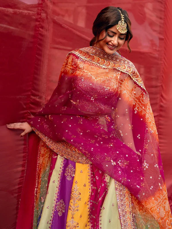 Bin Ilyas Luxury Raw Silk Lehenga