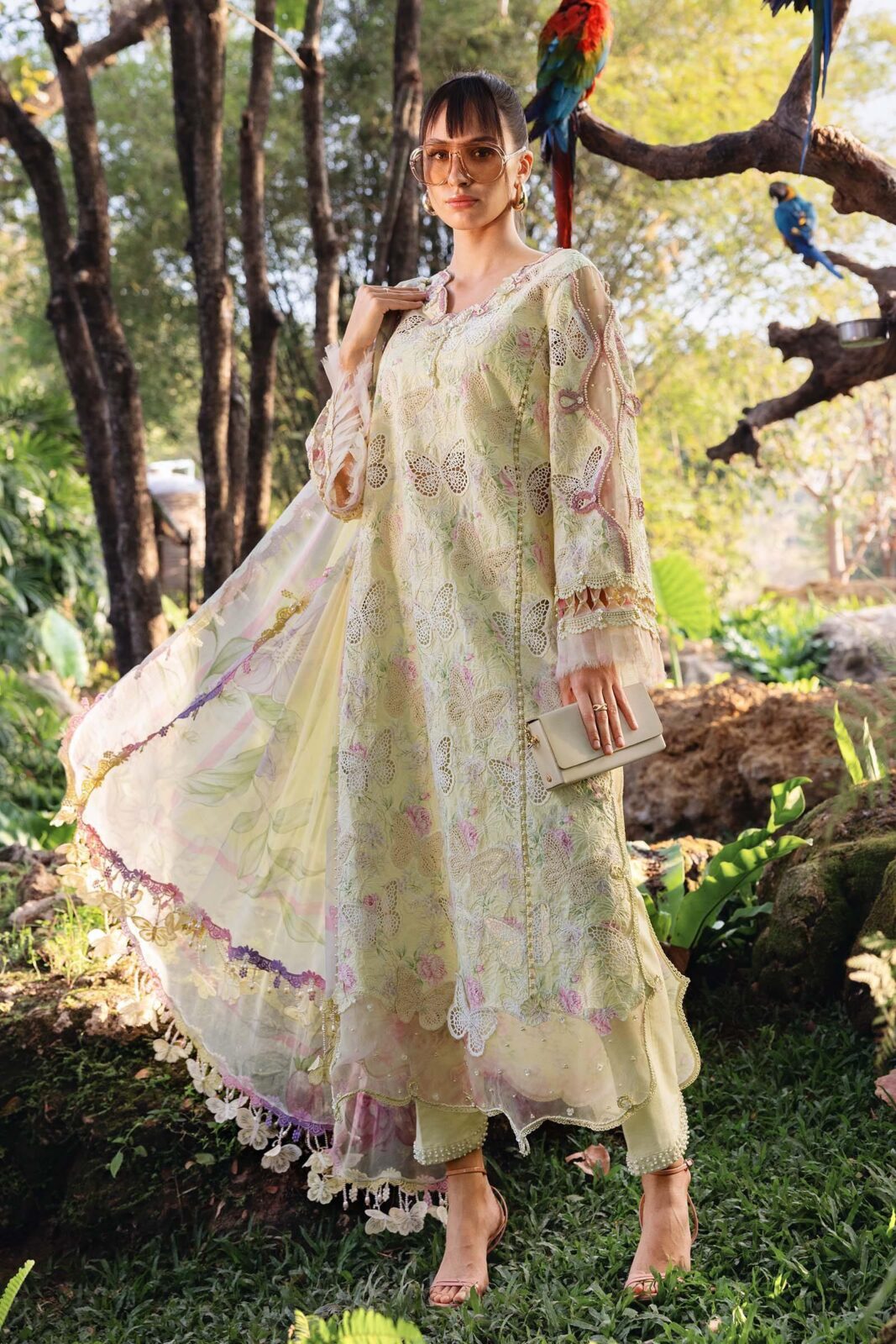 Maria B Yellow Luxury Printed Lawn Stitched Collection