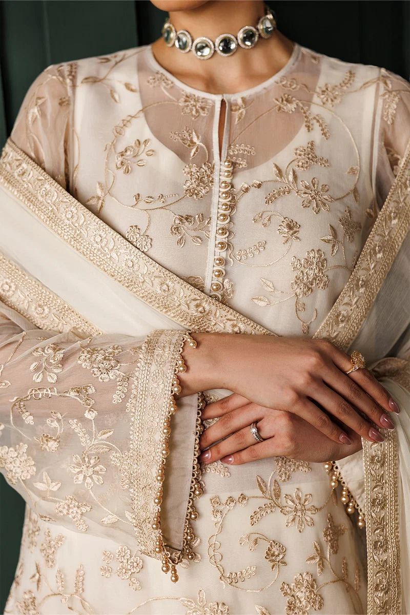Embroidered Chiffon 3 Piece Suit