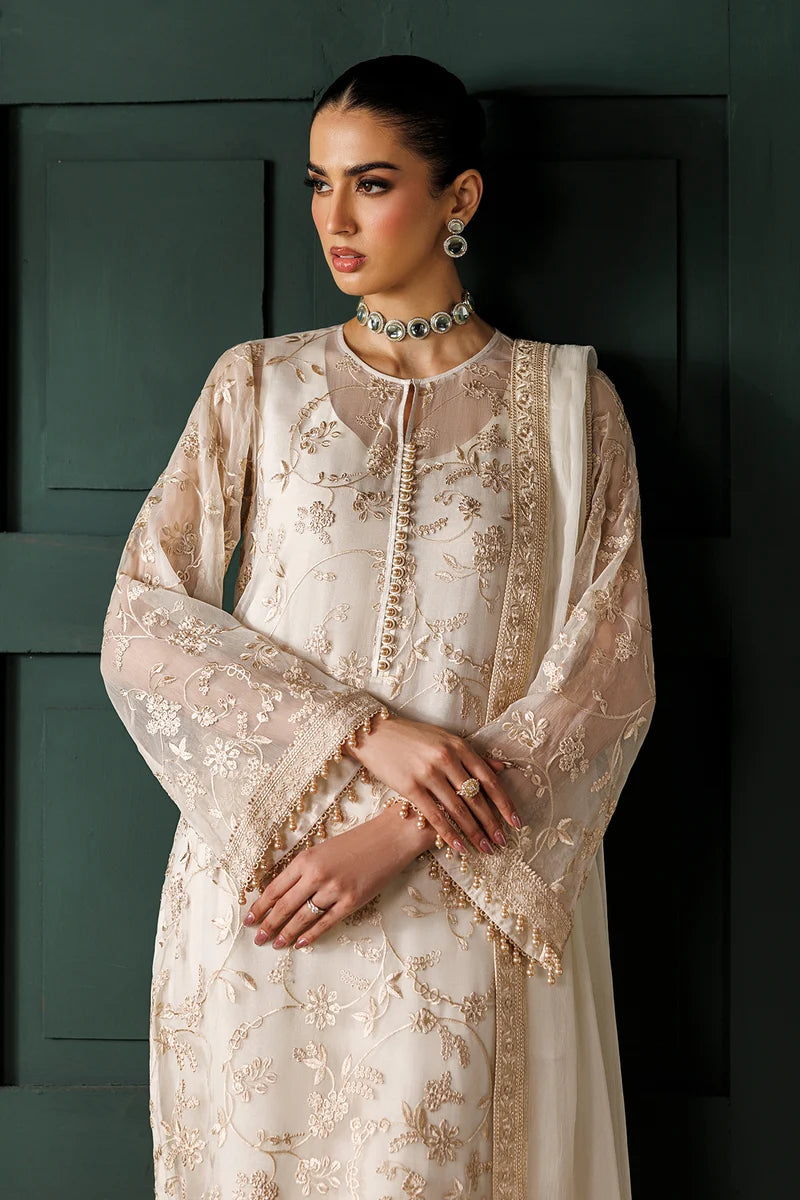 Embroidered Chiffon 3 Piece Suit