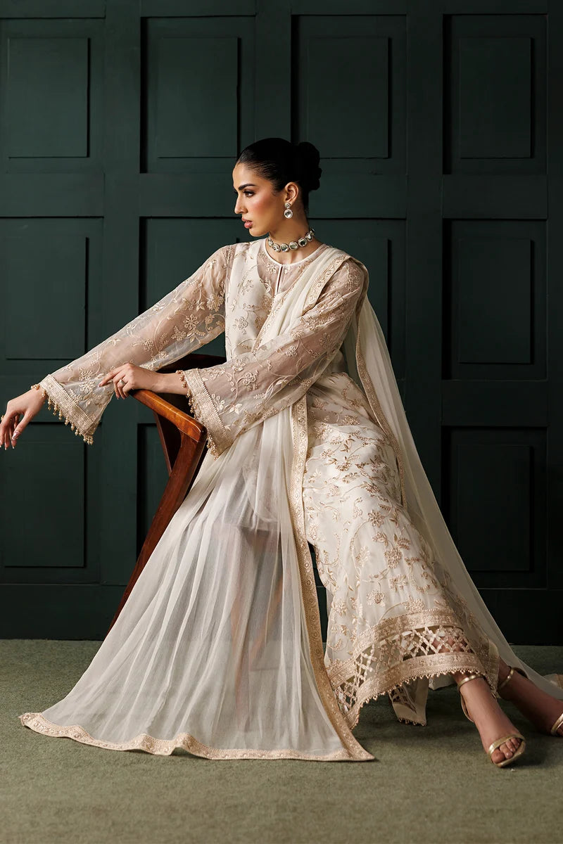 Embroidered Chiffon 3 Piece Suit