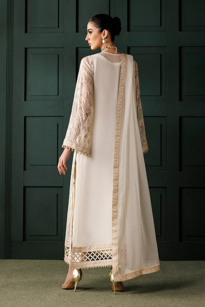 Embroidered Chiffon 3 Piece Suit