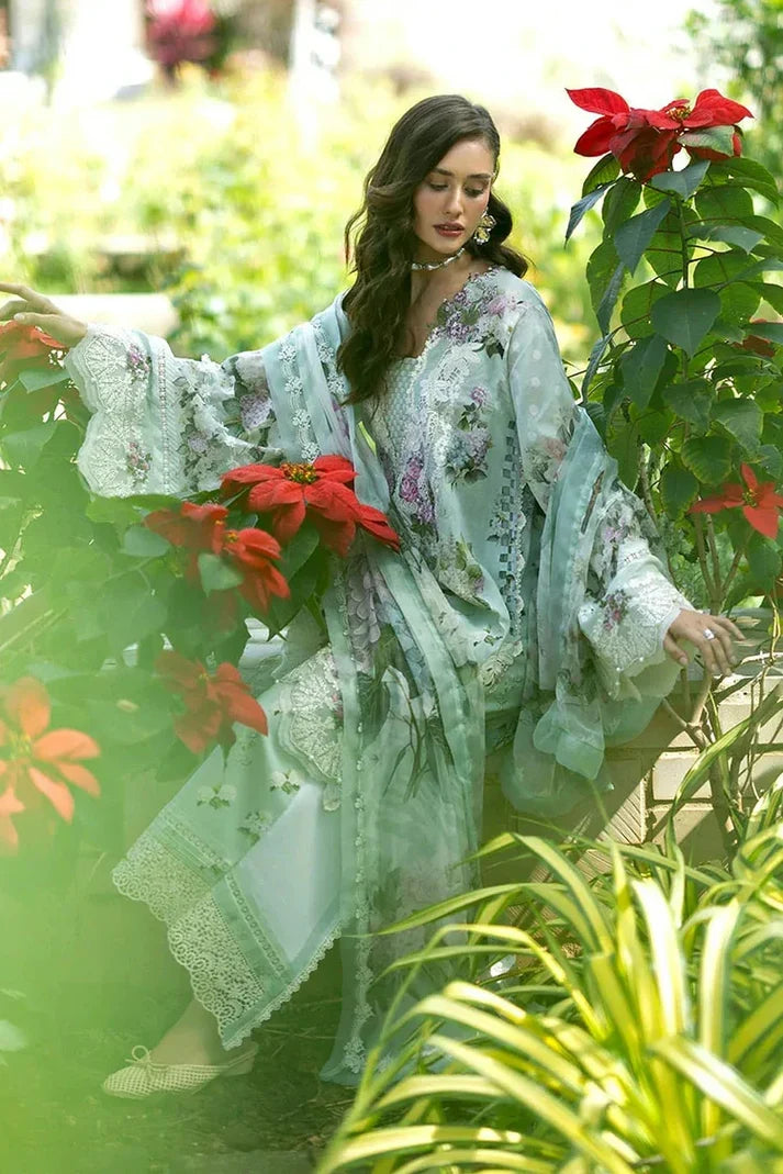 Elaf Stitched - Embroidered Prints Collection With Lawn Dupatta