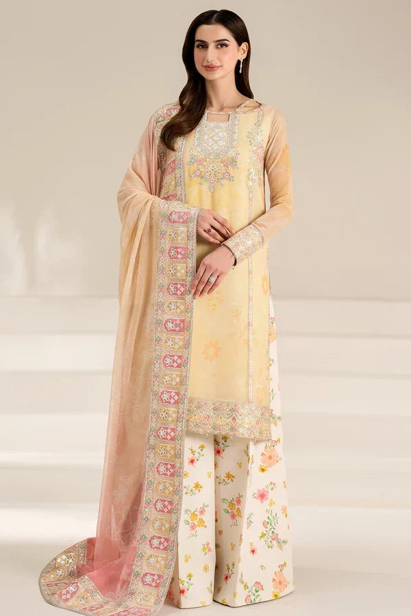 Farasha Lawn Embroidered & Printed 3-Piece Stitched Collection