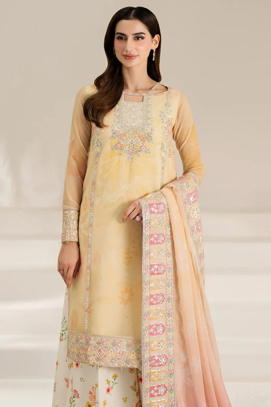 Farasha Lawn Embroidered & Printed 3-Piece Stitched Collection