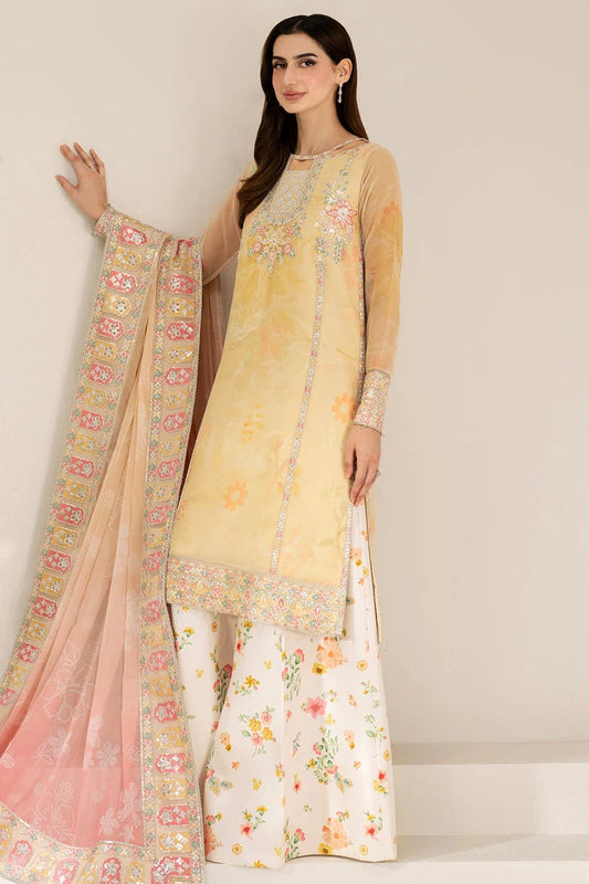 Farasha lawn Embroidery 3 piece Unstitched (Order Code: Af-13)