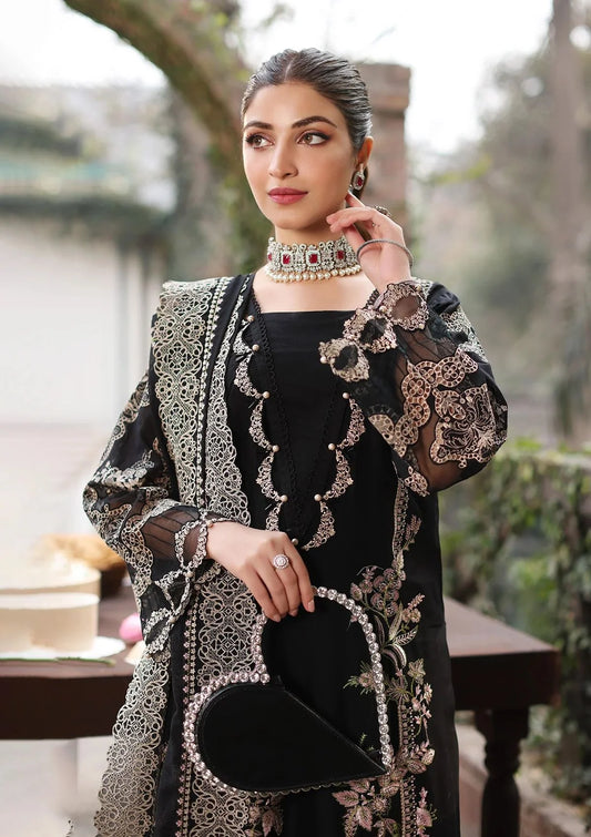 Kahf Winter Dhanak Embroidered 3-Piece Unstitched Suit