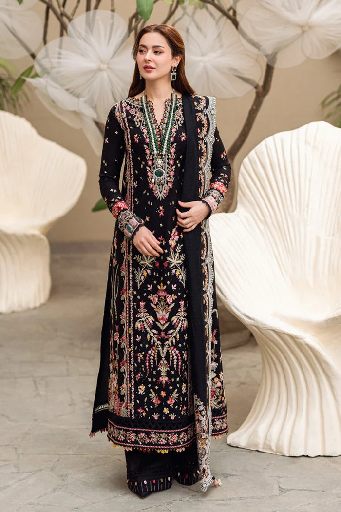 Qalamkar Winter Dhanak Embroidered 3-Piece Unstitched Suit