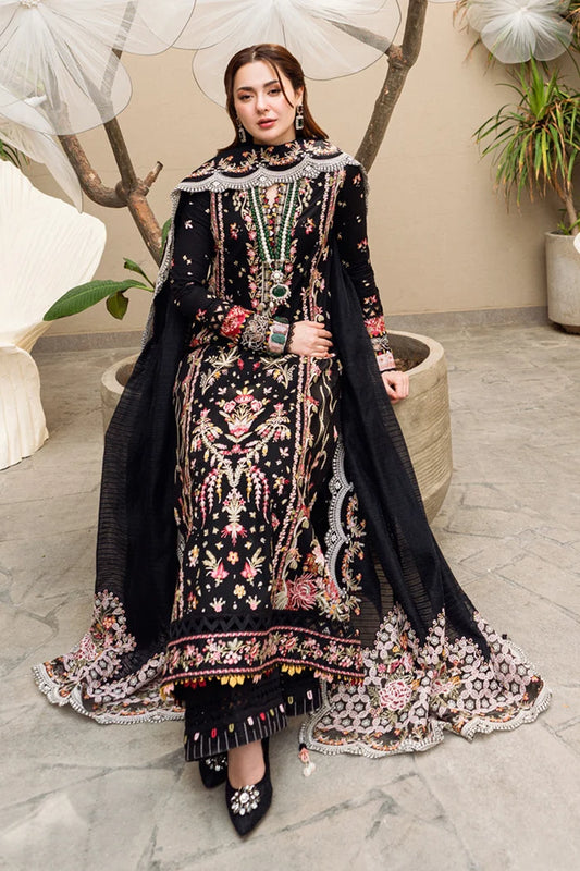 Qalamkar Winter Dhanak Embroidered 3-Piece Unstitched Suit