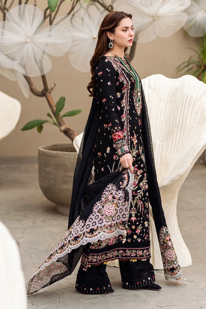 Qalamkar Winter Dhanak Embroidered 3-Piece Unstitched Suit