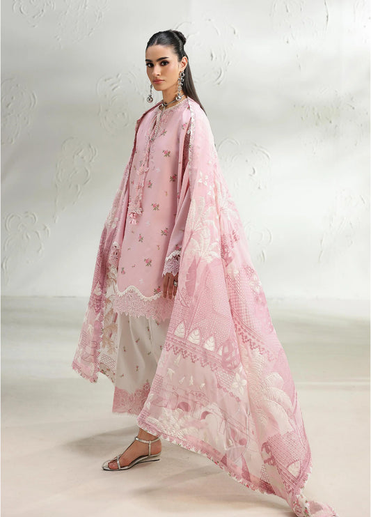 Qalamkar Unstitched Printed Lawn 3-Piece Suit
