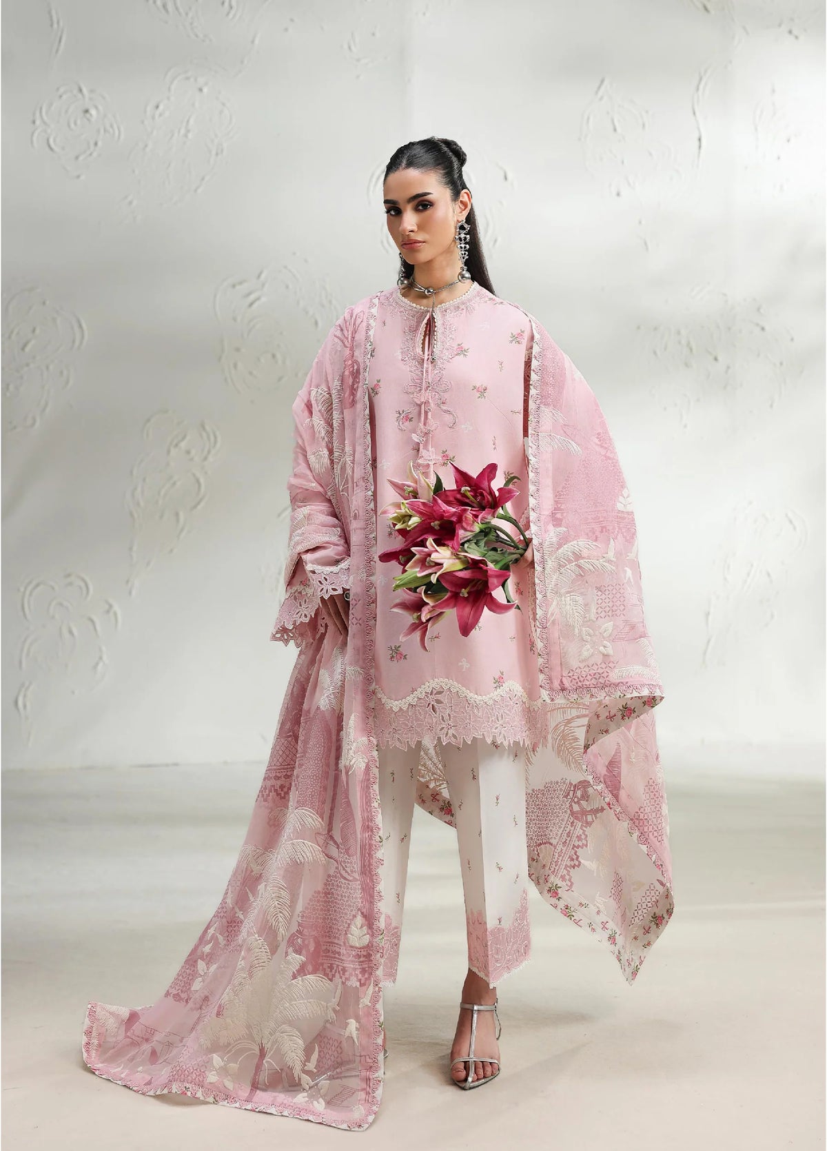 Qalamkar Unstitched Printed Lawn 3-Piece Suit